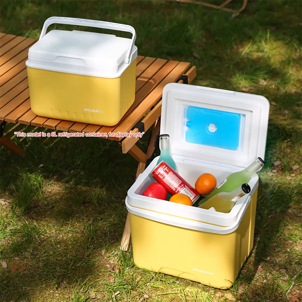 15/6L Cooler Box Portable Camping Refrigerator Incubator Large Capacity Car Ice Bucket Heat Preservation Camping BBQ Equipment