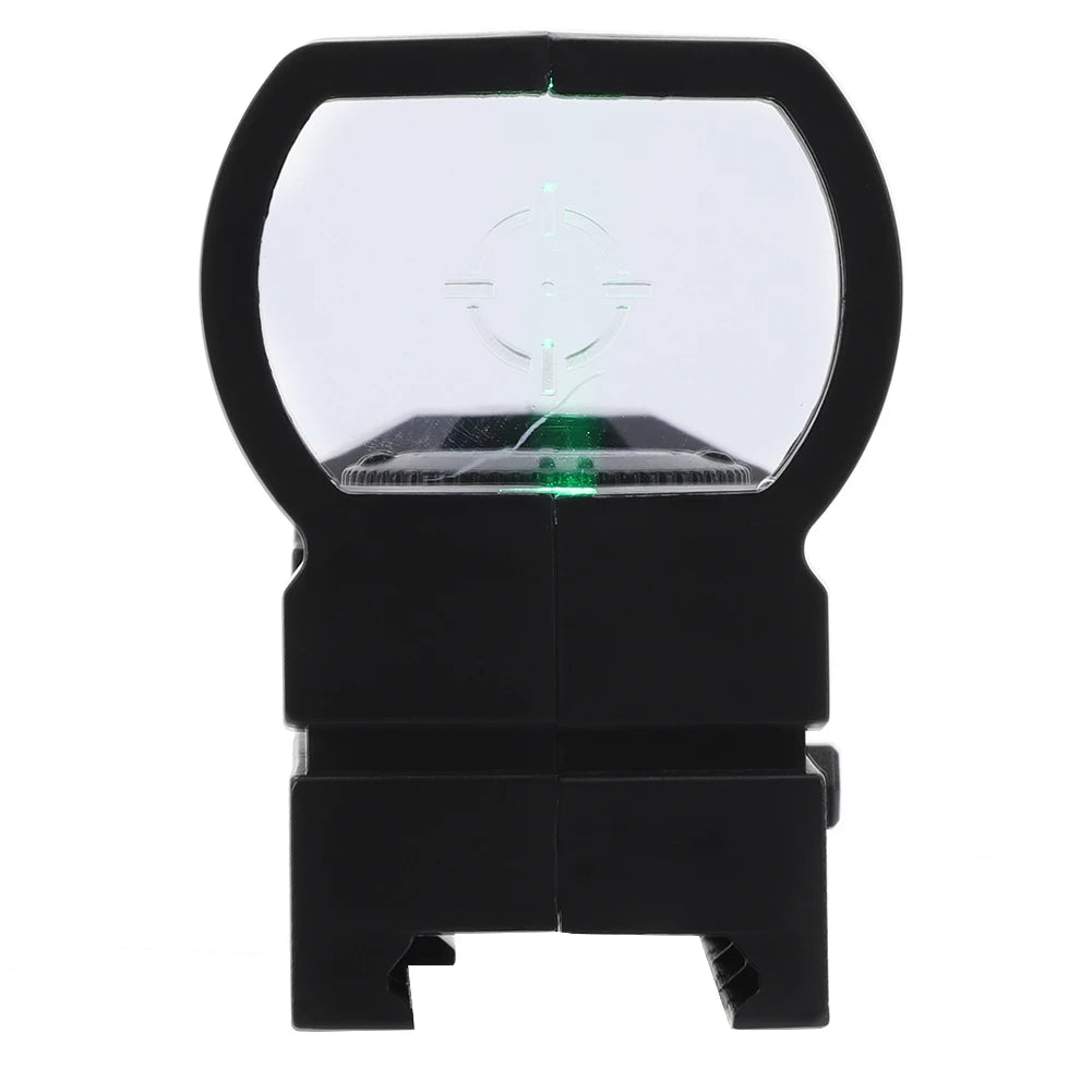 Holographic Rifle Scope ABS Green Dot Sight Scope Reflex Optics Sight Compact Sights for 20mm Rail Mount Toys