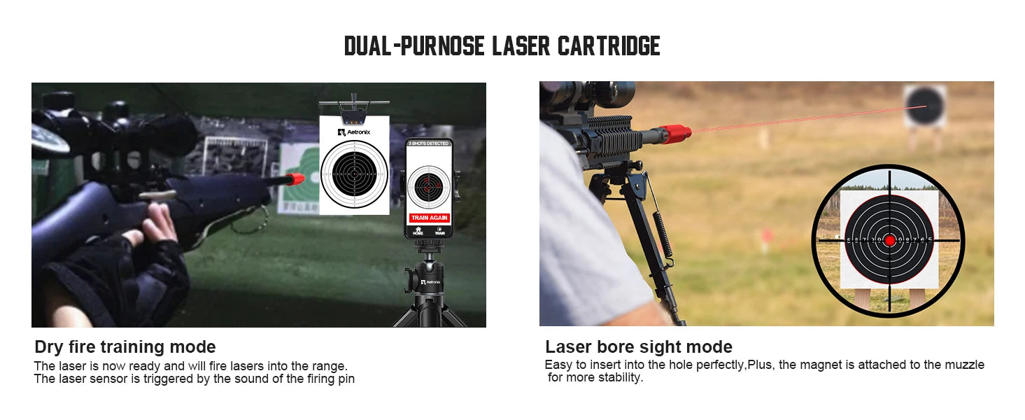 CAL.17 177 multifunctional magnetic red green light trainer, dual-purpose for training and calibration