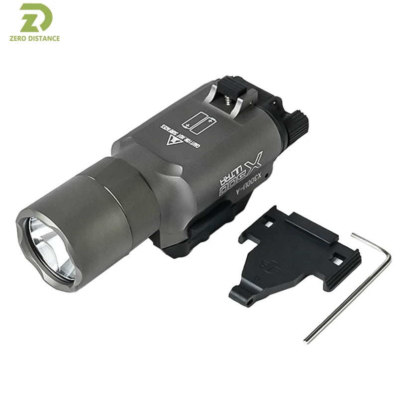Tactical SF X300 X300U Ultra Metal Flashlight Strobe Scout Light M300C M600C PEQ Airsoft Hunting Weapon Flashlight Fit 20mm Rail