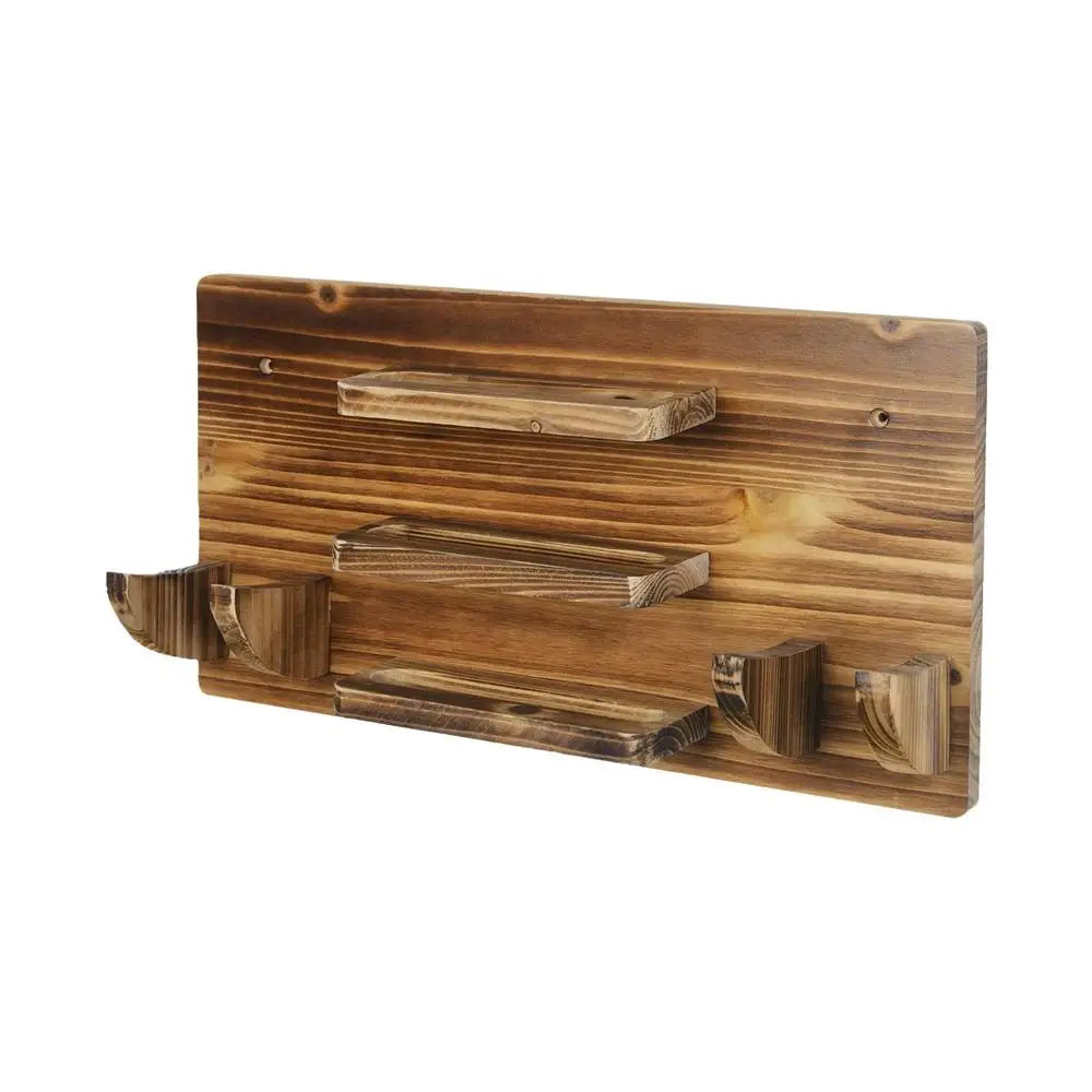 Table Tennis Paddle Holder Large Capacity Wooden Table Tennis Paddle Display Holder Storage Organizer Racket Mount storage Rack