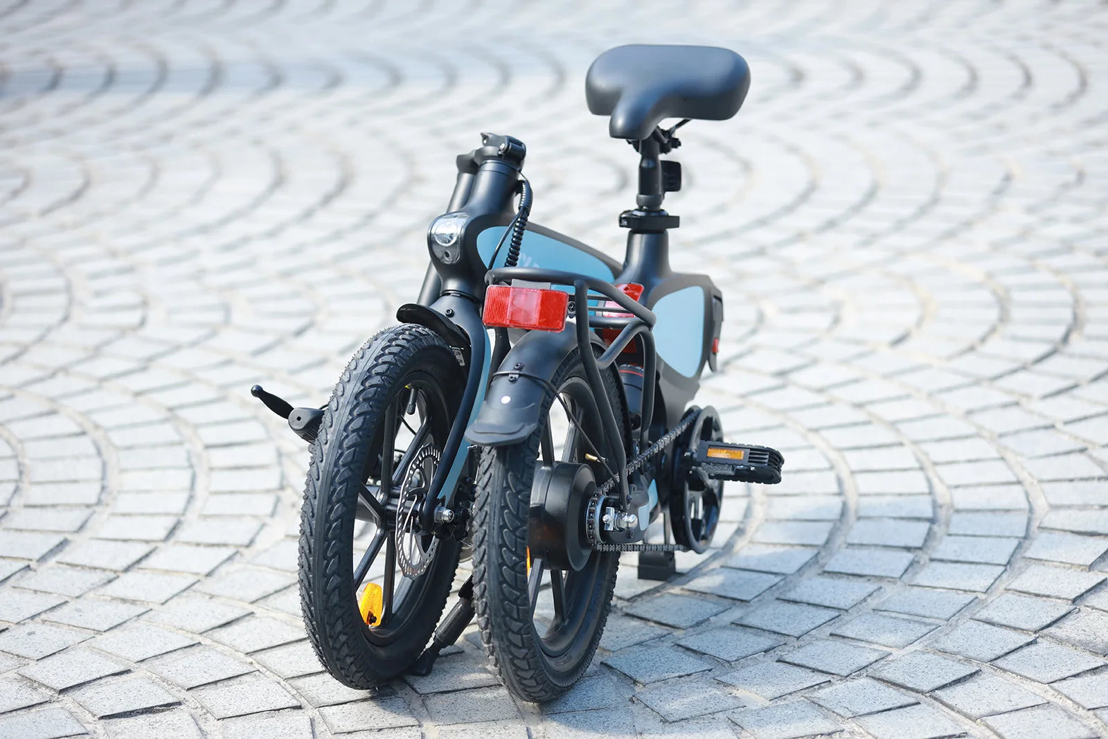 DYU C2 Adult Electric Bicycle, 250W city ebike, 48V 7.5AH E-bike, 16  Tire Foldable Electric Bike