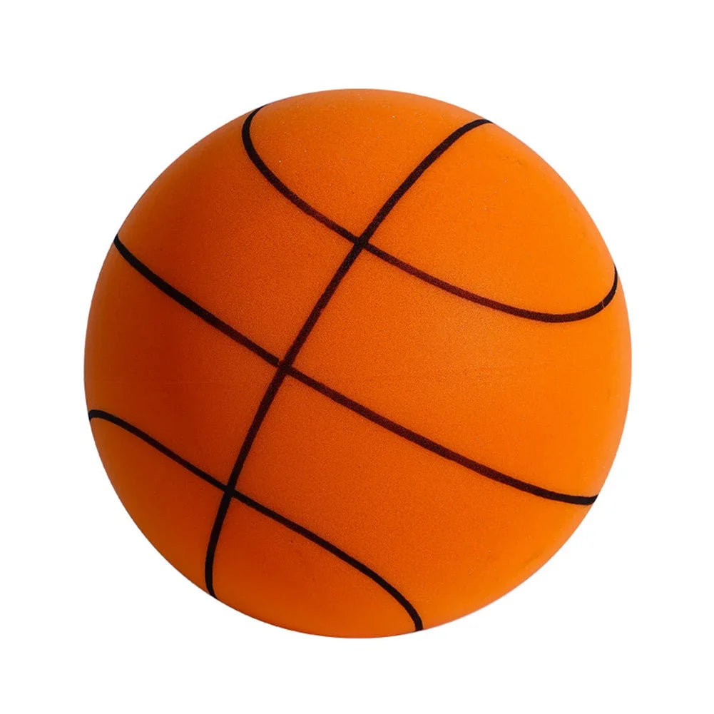 18/21/24CM Kids Bouncing Mute Basketball Squeezable Mute Bouncing Basketball Indoor Silent Ball Foam Basketball Bounce Football