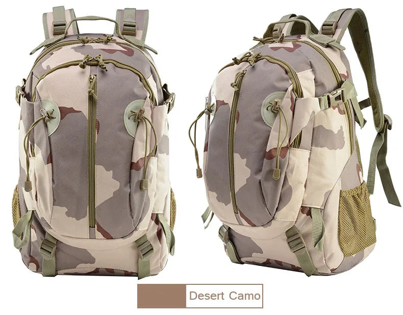 Outdoor Camouflage Backpacks Men's New Oxford Large Capacity Sports Cloth Waterproof Bag Tactical Backpack