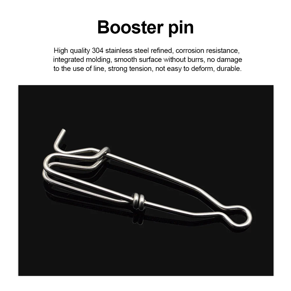 1-5pcs 28cm Fishing Trolling Pin Buffer Stainless Steel Shock Absorption Downriggers Weight Snubber Connector Sea Fishing Gear P