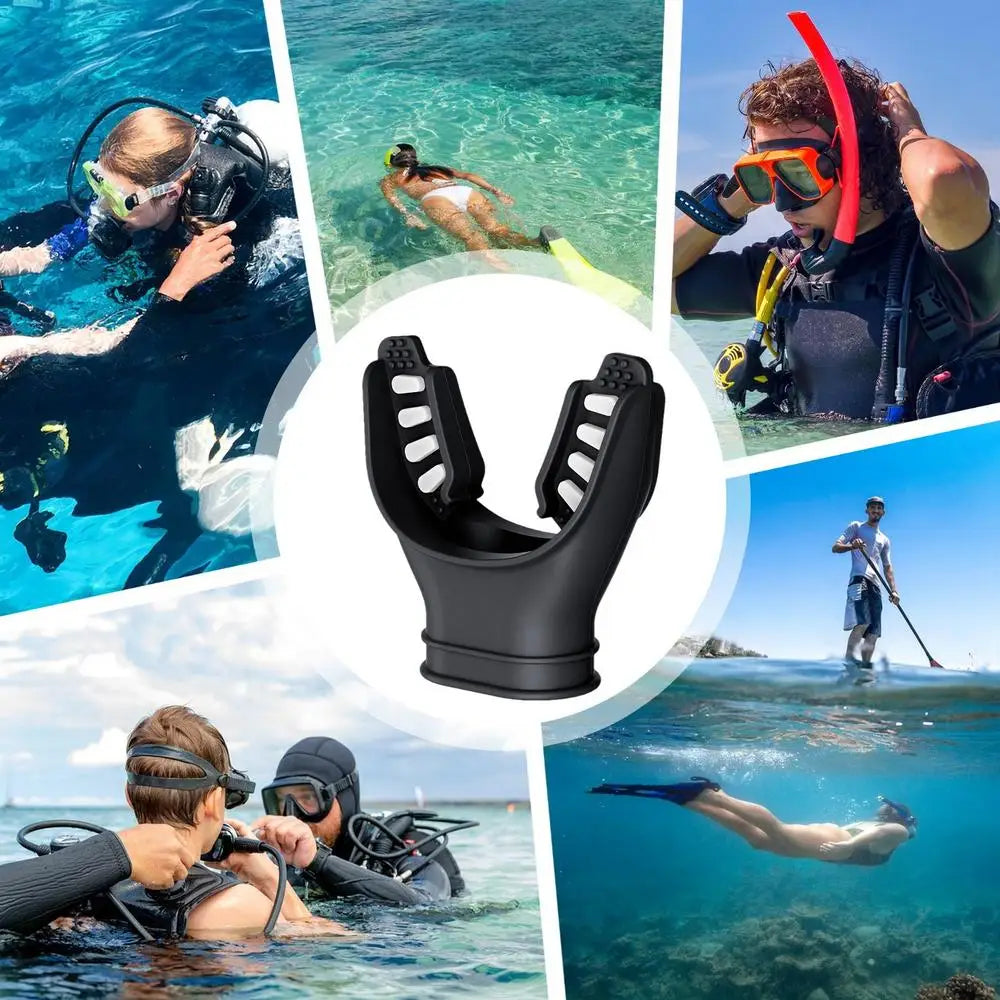 Silicone Snorkel Mouthpiece Comfortable Snorkel Mouthpiece Scuba Accessories Practical Snorkeling Accessorie Replacement