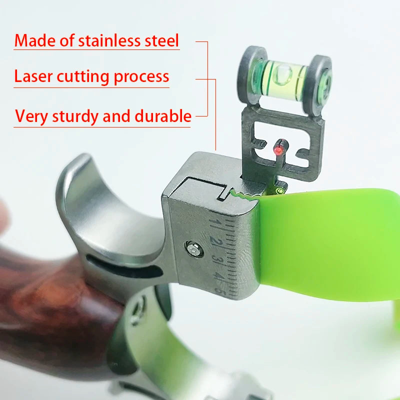 Stainless Steel Slingshot Outdoor Entertainment and Leisure Hunting Tools, Professional Bow and Arrow Shooting Equipment