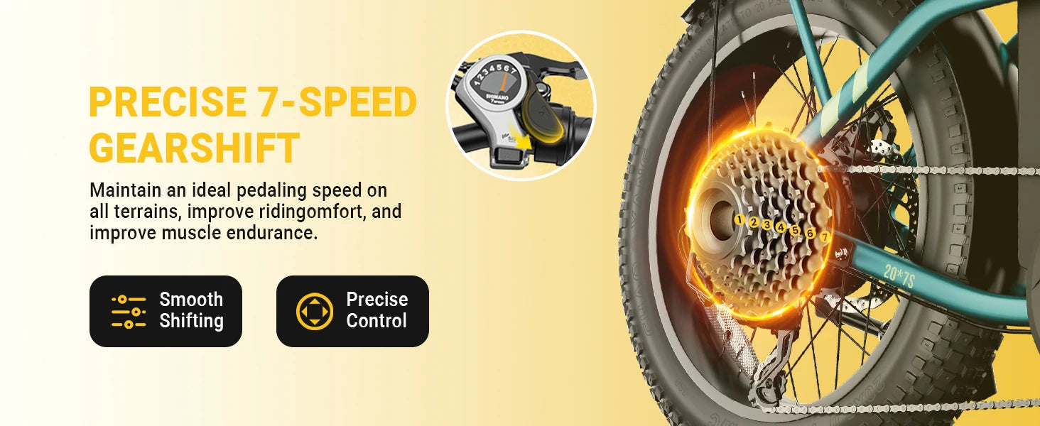 City E-Bike 750W Motor 48V15AH Battery with Seat Back + Footrest Electric Bike 26*3.0-inch Fat Tire NFC Unlock Electric Bicycle