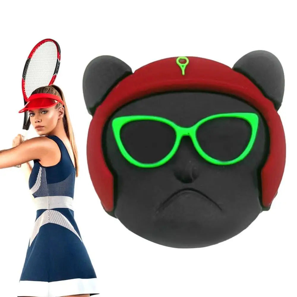 Tennis Racket Shock Absorbers Vibration Dampeners Durable Anti-vibration Silicone Cartoon Strawberry Tennis Accessories