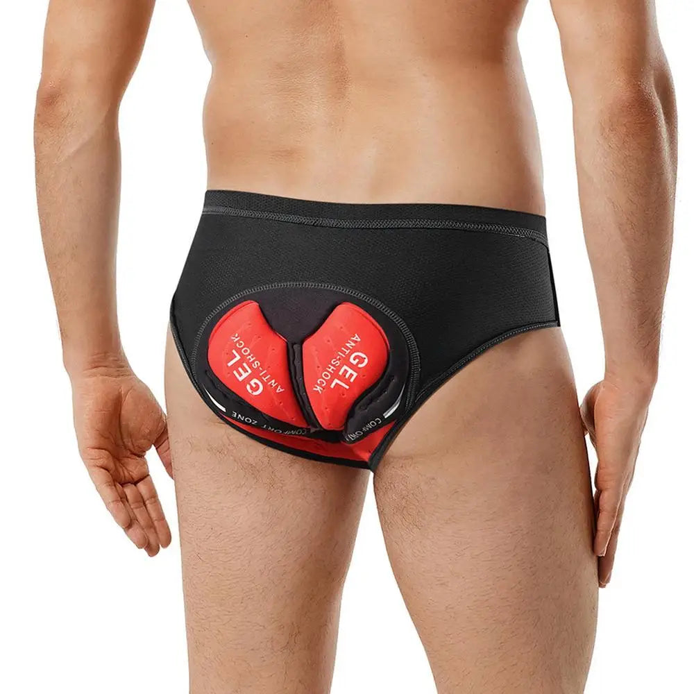 Biker Cycle Undershorts Padded Biking Shorts Breathable Cycling Underwear Adsorbent Biking Liner Shorts Comfortable Biking