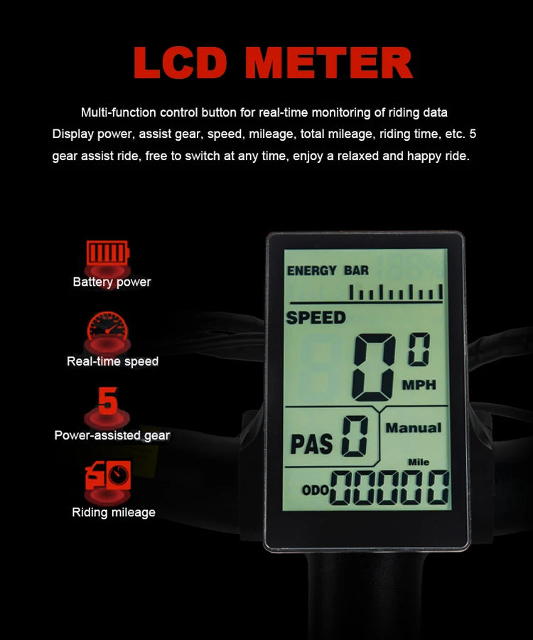 HedaTX GS9 adult E-bike 500W  ebike 48V 16Ah battery city ebike,29 inch tires Commuting electric bicycle