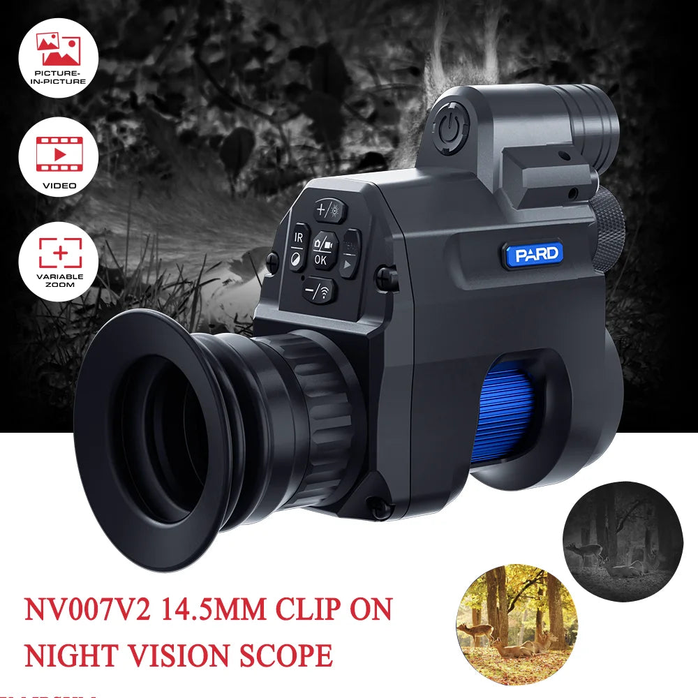 PARD NV007V2 14.5mm Lens 850nm Hunting Monocular Waterproof WiFi 1080P Digital Camera