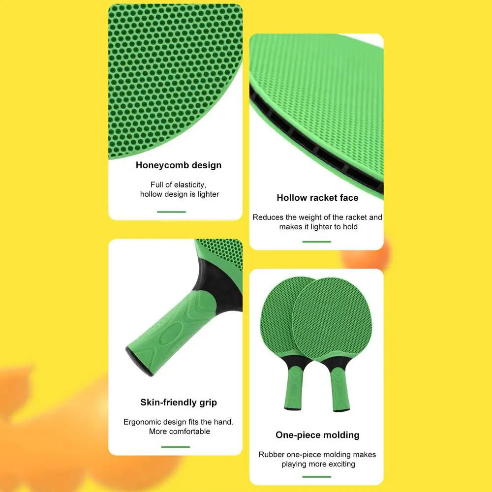 Table Tennis Racket Table Tennis Racket With Rubber Grip Indoor Outdoor Racquet Game Professional Racquet Sport Equipment For