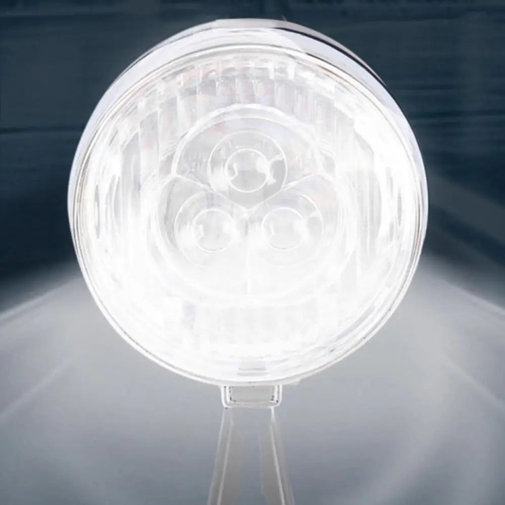 Bicycle Headlight 3 LED Vintage Ultra Bright Flashlight Light Lamp Bike Front Light Safe Abs Plastic Shell Retro Led Lamp