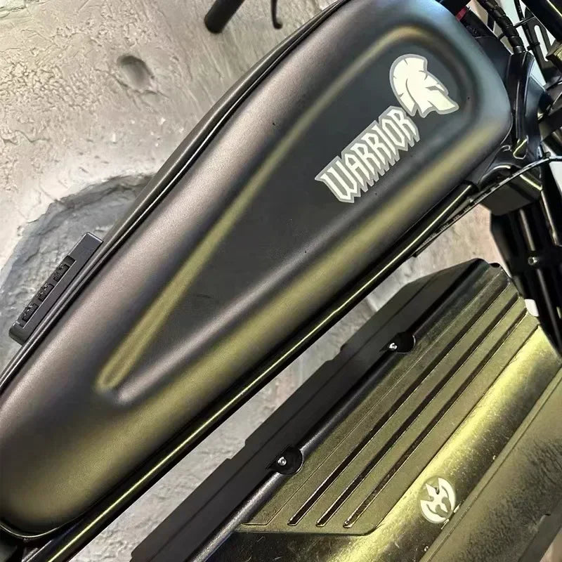 EBIK Black Warrior 3000W Motorcycle 60V 45AH ebike Adult Highway Electric Bike 20-inch Off-Road Fat Tires Suitable for Desert Mo