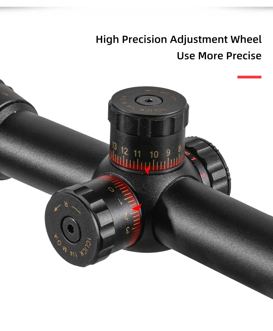 DIANA 6-24x50 Locking Tactical Rifle Scope Green and Red Cross with Light Sniper Gear Hunting Optical Scope Scope Aiming Rifle