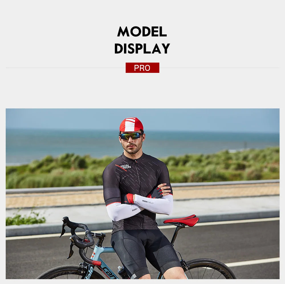 RION Elastic Interface Cushion Upgrade Men Cycling Bib Shorts MTB Road Bike Tights Race Bicycle Culotte Ropa Ciclismo Hombre