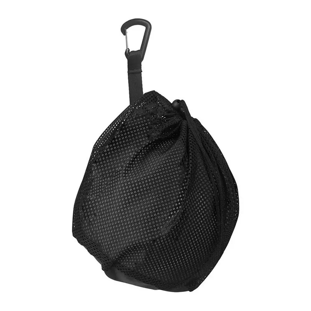 New Portable Basketball Backpack Outdoor Sports Mesh Carry Bag Football Soccer Volleyball Traveling Gym Yoga Single Ball Bag