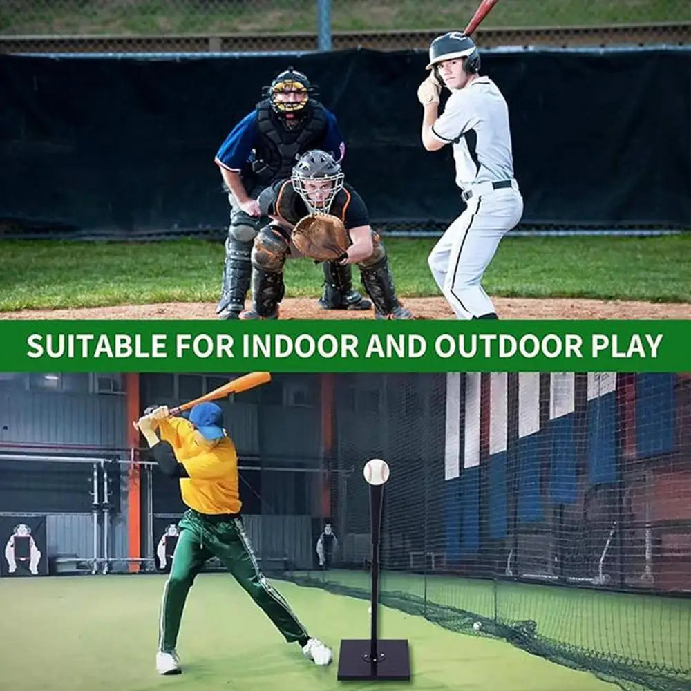 Portable Stand Base Tee Heavy Duty Baseball & Softball Batting Tees Stand Base Tee Softball Training Equipment Portable Batting