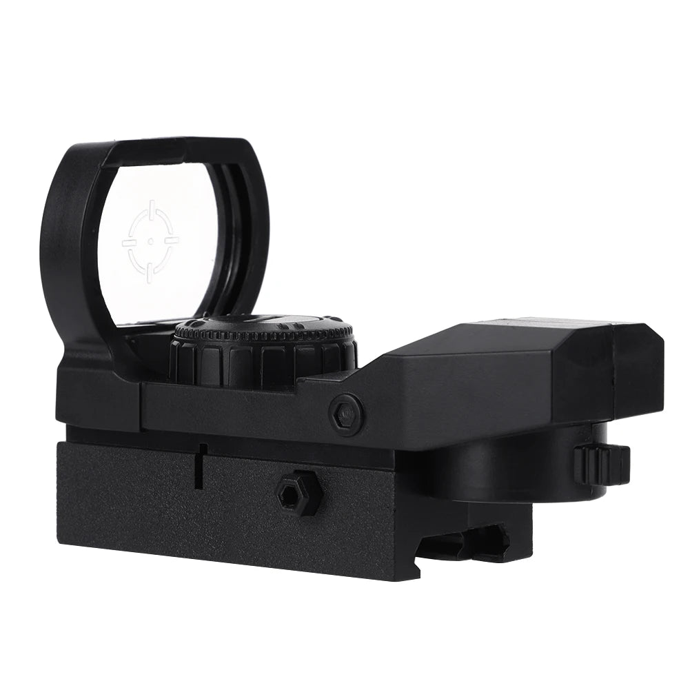 Holographic Rifle Scope ABS Green Dot Sight Scope Reflex Optics Sight Compact Sights for 20mm Rail Mount Toys