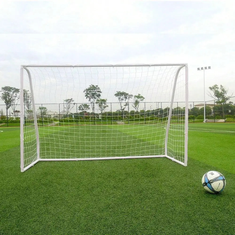 8' x 5' Soccer Goal With Net Strong Straps Anchor Large Soccer Goal Sports