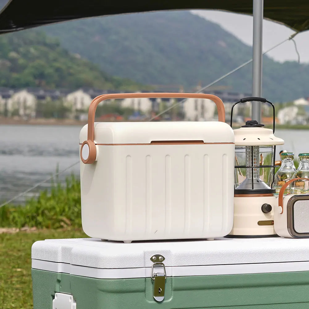 5/6L Portable Outdoor Incubator Large Capacity Food Storage Box Cooler Ice Bottle Cooler Mini Fridge Camping Refrigerator