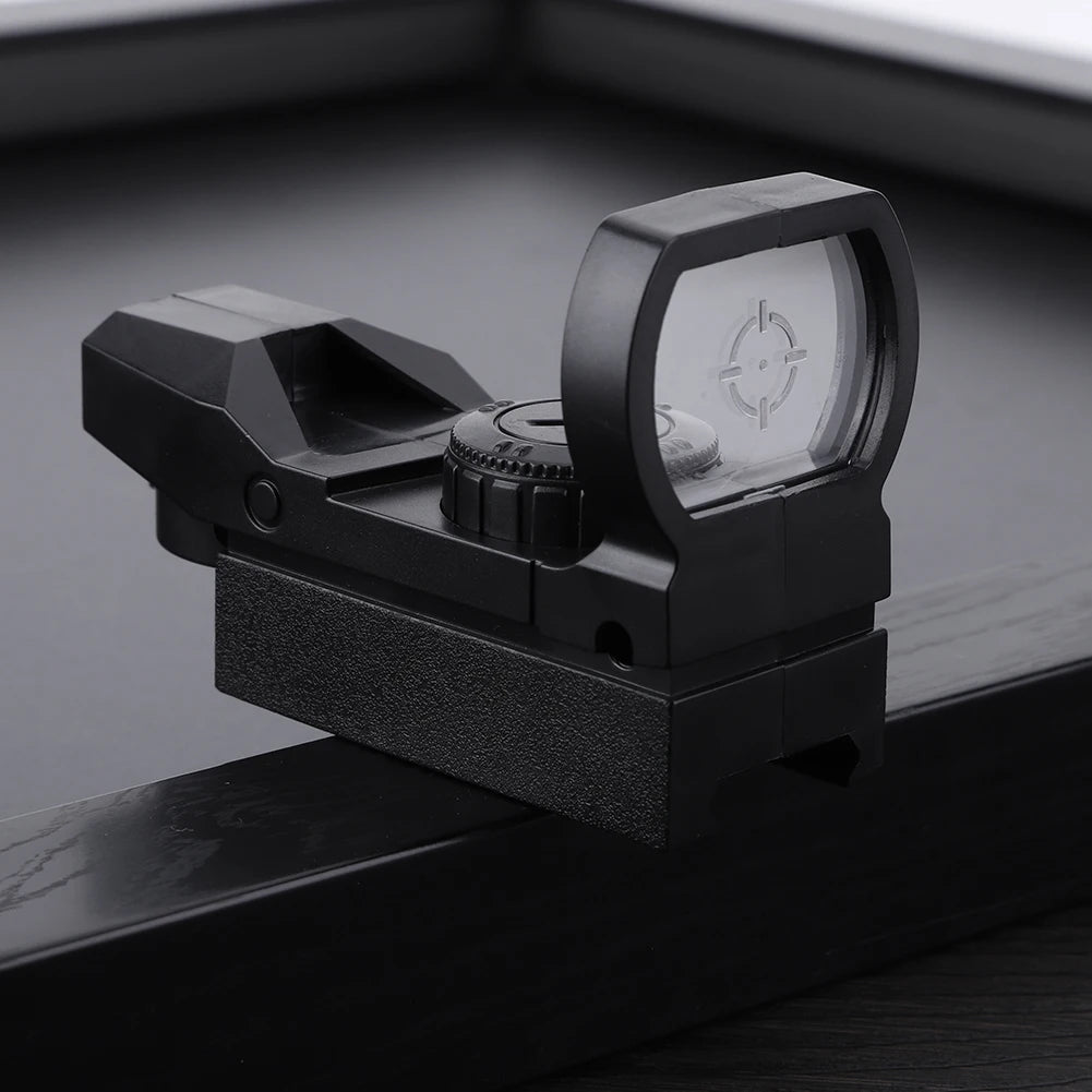 Holographic Rifle Scope ABS Green Dot Sight Scope Reflex Optics Sight Compact Sights for 20mm Rail Mount Toys