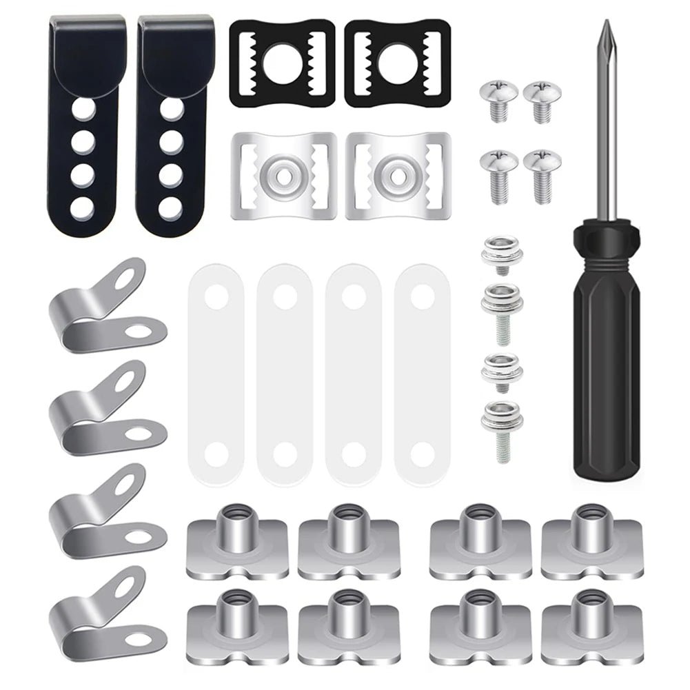 31Pcs Hockey Helmet Replacement Parts Hockey Helmet Repair Kit Sports Helmet Repair Kit for Youth Adults Hockey Baseball Sports