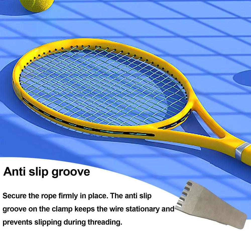 Tennis Racket Tool Portable Compact Badminton Stringing Clamp Durable Tennis Accessories Stringing Machines & Tools