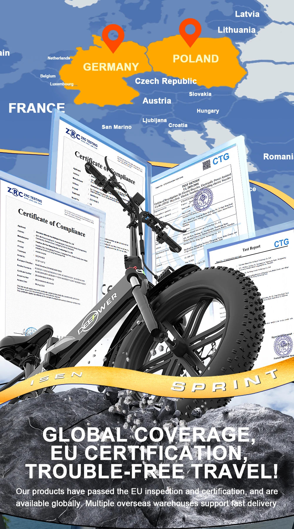 DEEPOWER QS7 Max Electric Bicycle 2000W Brushless Motors MTB E-bike 48V 35AH Lithium Battery Speed 50Km/h Adult Off Road Ebike