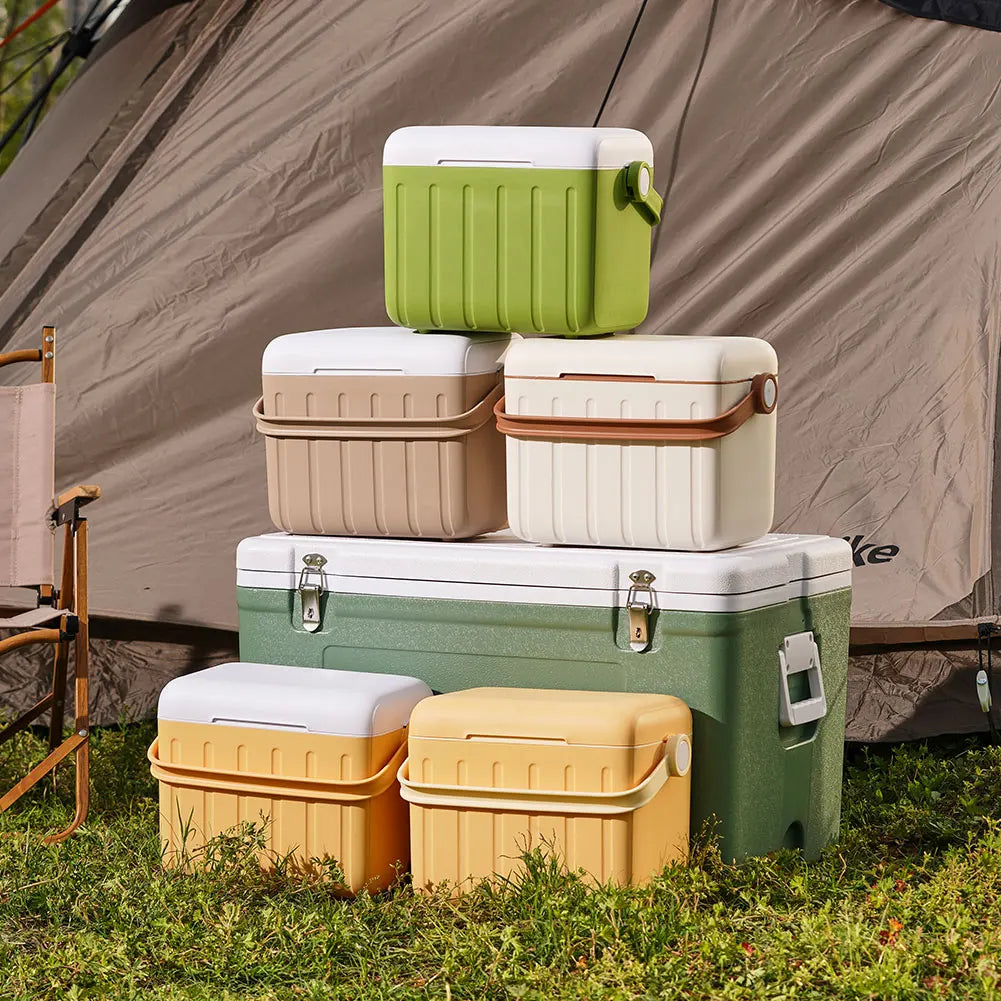 5/6L Portable Outdoor Incubator Large Capacity Food Storage Box Cooler Ice Bottle Cooler Mini Fridge Camping Refrigerator