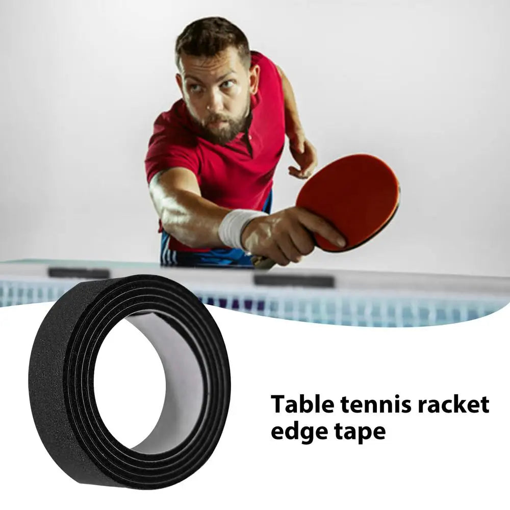 Table Tennis Side Tape Sponge Table Tenni Racket Side Protector Bats Accessories With 1-2mm Thickness 9-10mm WidthRed/Black/Blue
