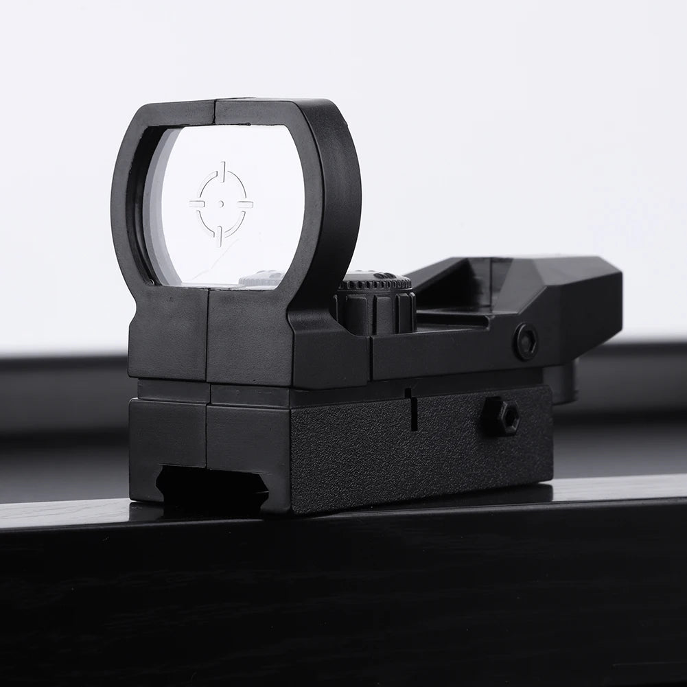 Holographic Rifle Scope ABS Green Dot Sight Scope Reflex Optics Sight Compact Sights for 20mm Rail Mount Toys