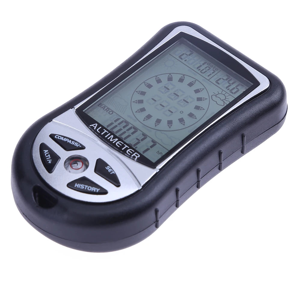 LCD Digital Compass Altimeter Barometer Thermometer Submersible Temperature Meter Home Temperature Control Tools