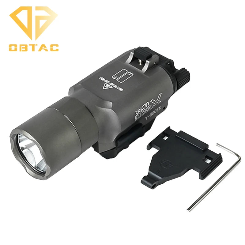Tactical SF M300C M600C Metal Flashlight Strobe Scout Light X300 X300U Ultra Airsoft Hunting Weapon Scout Light Fit 20mm Rail