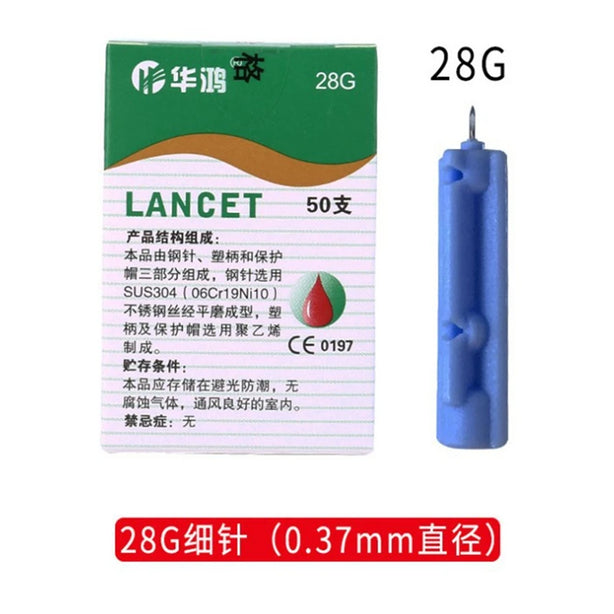 100pcs Disposable Blood taking Needles 28G Blood Collection Lancet Painless Lancing Device for Diabetes Accessory