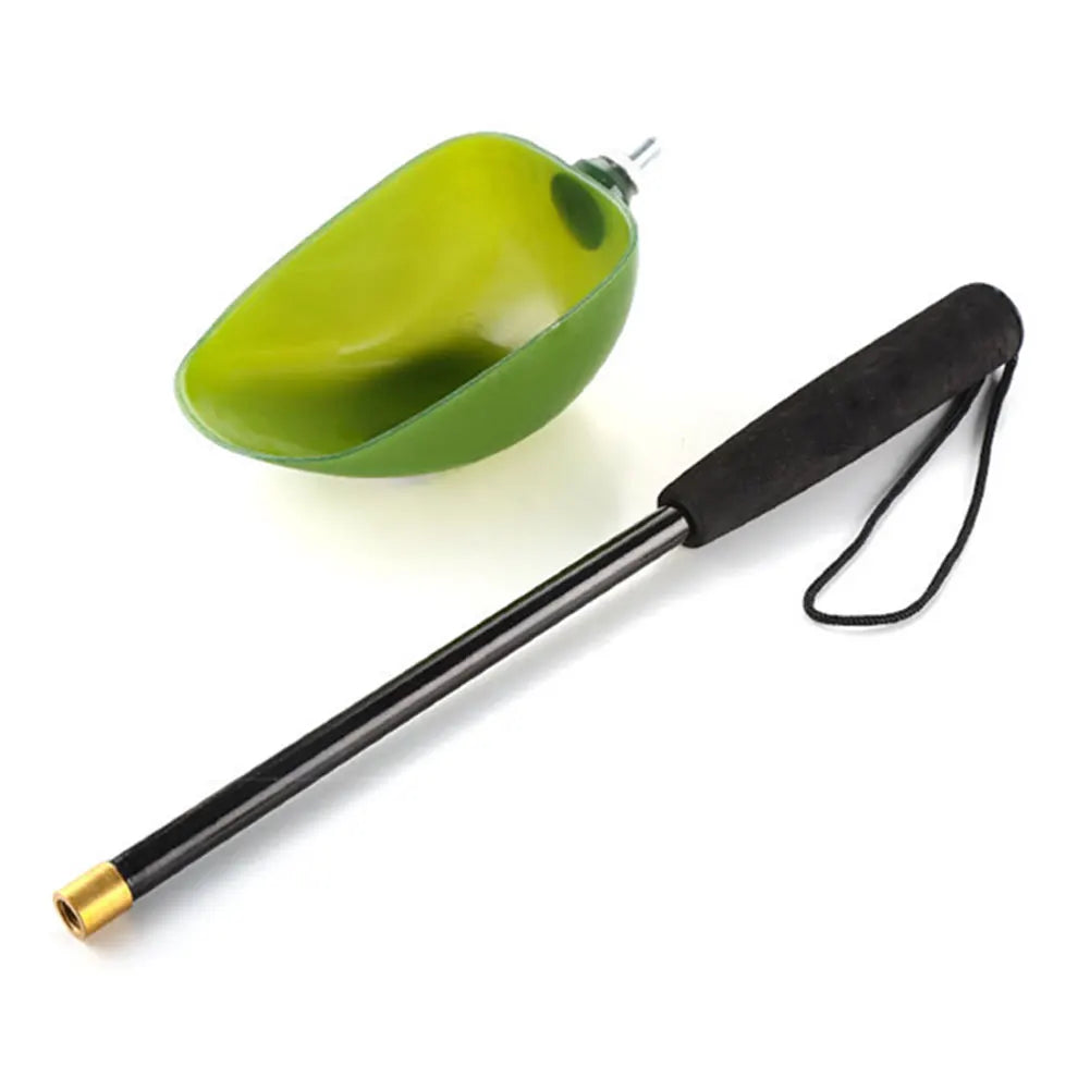 Bait Scoop Detachable Fish Bait Casting Scoop Baiting Throwing Spoon for Feeding Particles Boilies Fishing Bait Tool