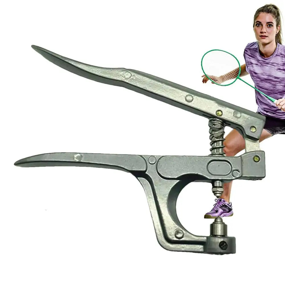 Handheld Badminton Machine Stringing Plier Portable Grommet Eyelet Plier Crimping Plier Badminton Racket Cold Press Plier repair