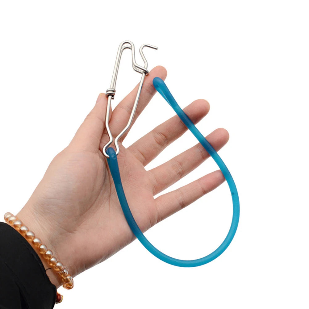 1-5pcs 28cm Fishing Trolling Pin Buffer Stainless Steel Shock Absorption Downriggers Weight Snubber Connector Sea Fishing Gear P