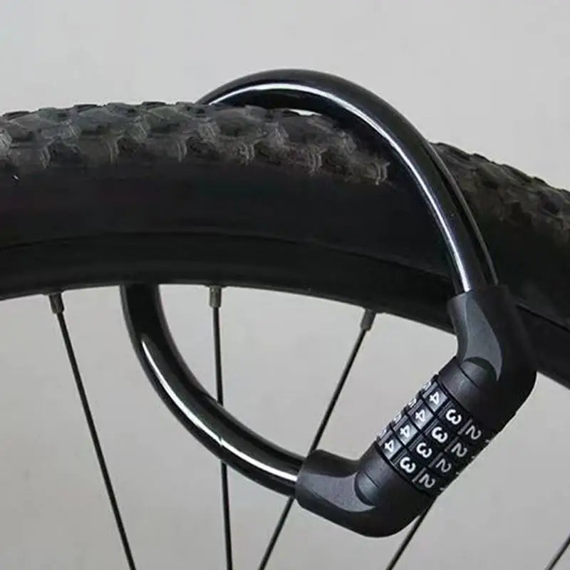 Anti-Theft Bicycle Combination Lock Combination Bikes Lock 4 Digit Heavy Duty Keyless Bicycles Lock For Electric Scooter Bikes