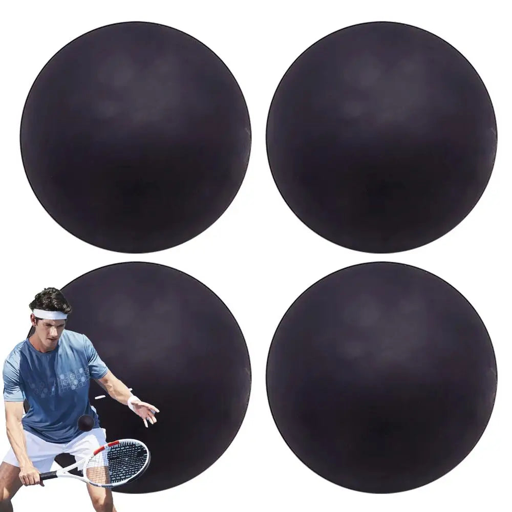 Squash Balls Professional High Elasticity Rubber Squash Bounce Ball High Visibility Sports Small Bouncing Hollow Sport Balls