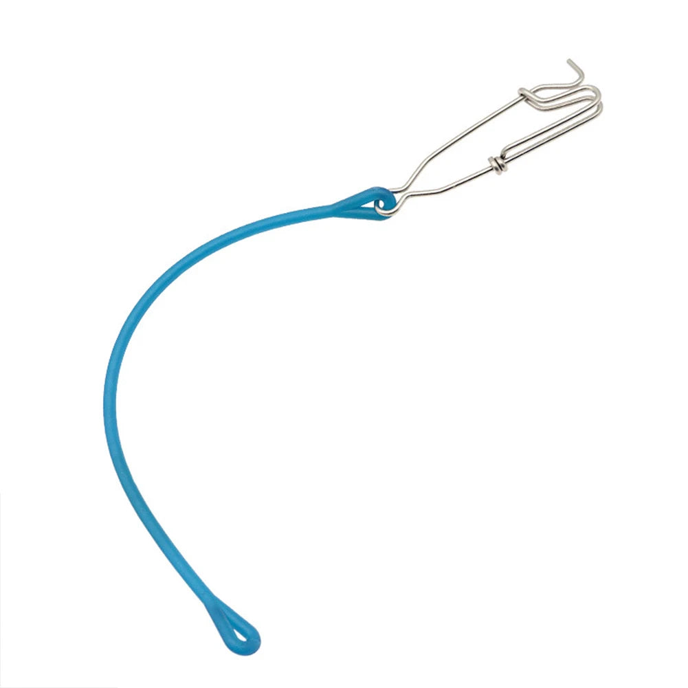 1-5pcs 28cm Fishing Trolling Pin Buffer Stainless Steel Shock Absorption Downriggers Weight Snubber Connector Sea Fishing Gear P