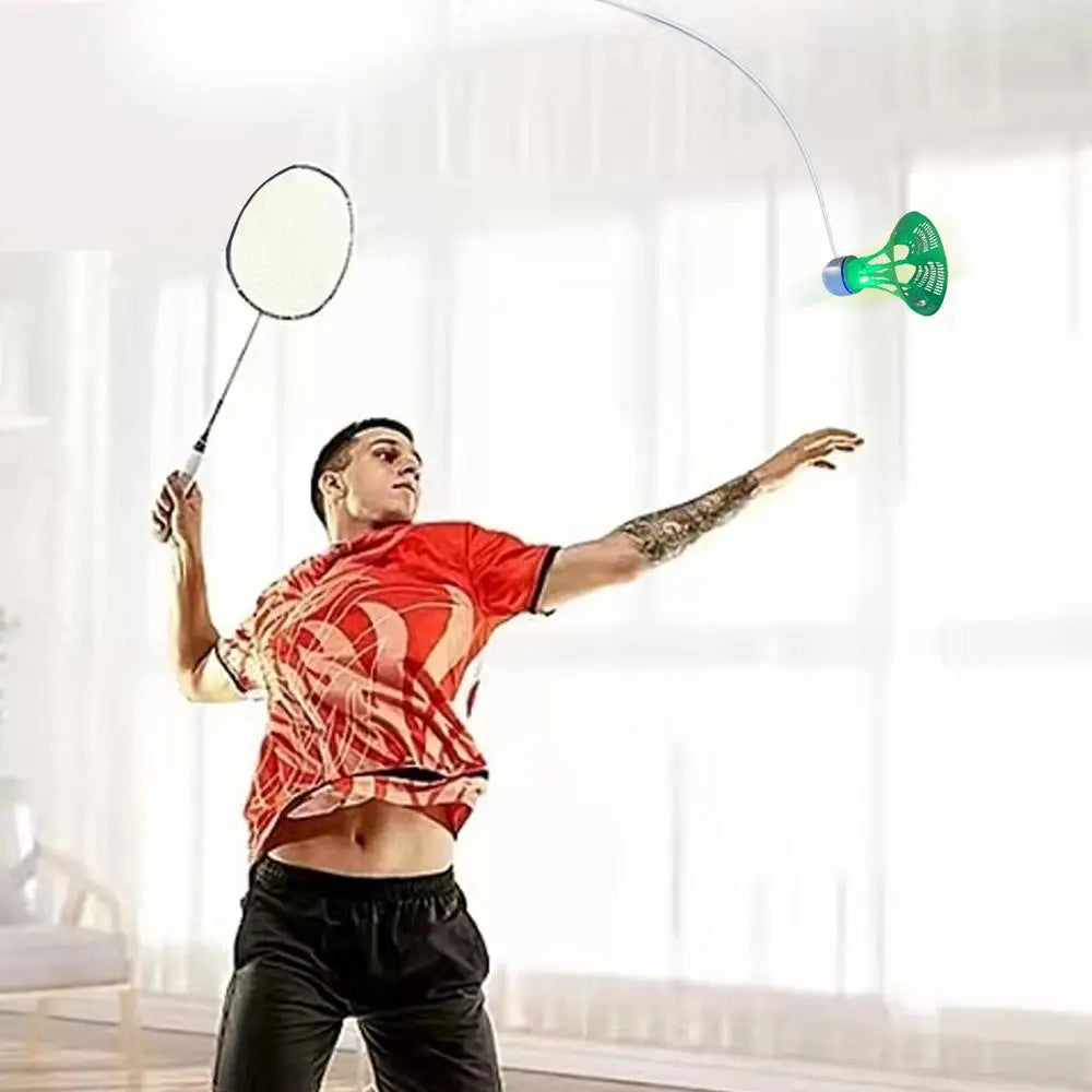 Portable Badminton Trainer Badminton Practice Self-study Training Rebound Badminton Tool Professional Shuttlecock Supplies