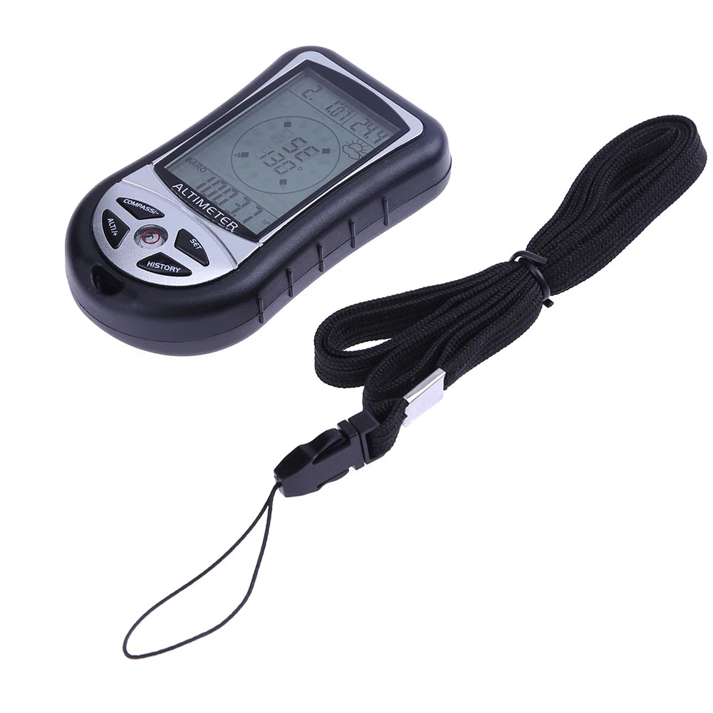 LCD Digital Compass Altimeter Barometer Thermometer Submersible Temperature Meter Home Temperature Control Tools