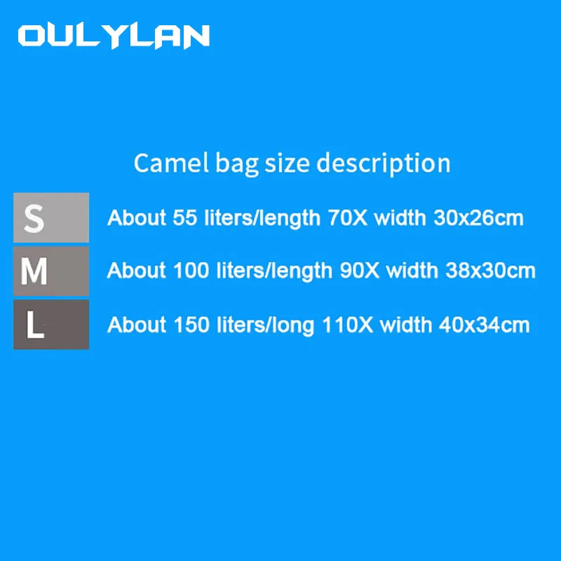 Super Large Capacity Travel Bag Outdoor Camping Backpack Waterproof Handbag 1680D Oxford Cloth Luggage Bag 55L/100L/150L
