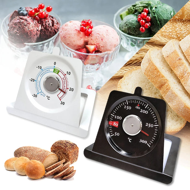 Mini Thermometers Oven Refrigerator Thermometer Large Dial Freezer Oven Thermometers  Home Kitchen Supply