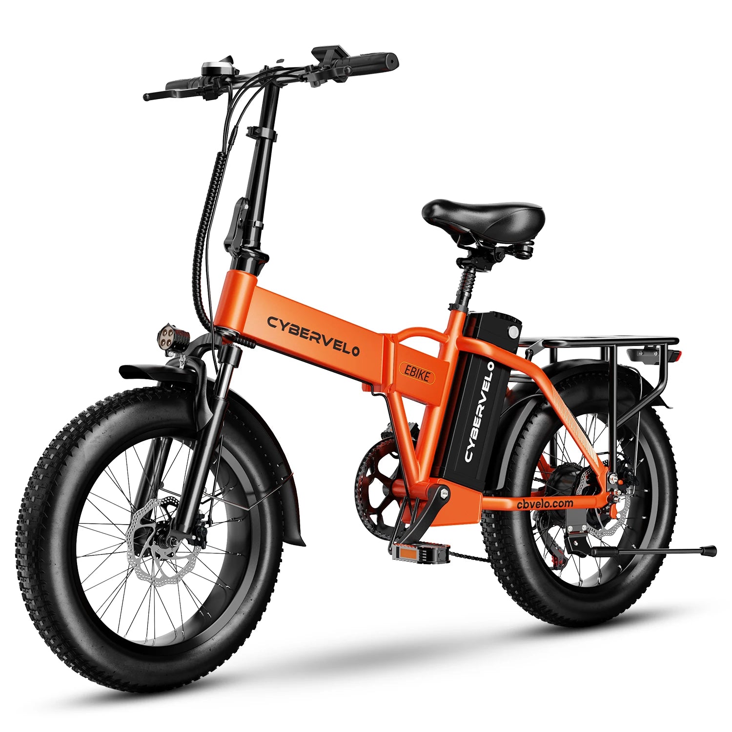 1000W Folding Electric Bike, 48V 20AH Large Removable Battery E Bike, 30+MPH, 80 Miles Max Range, 20