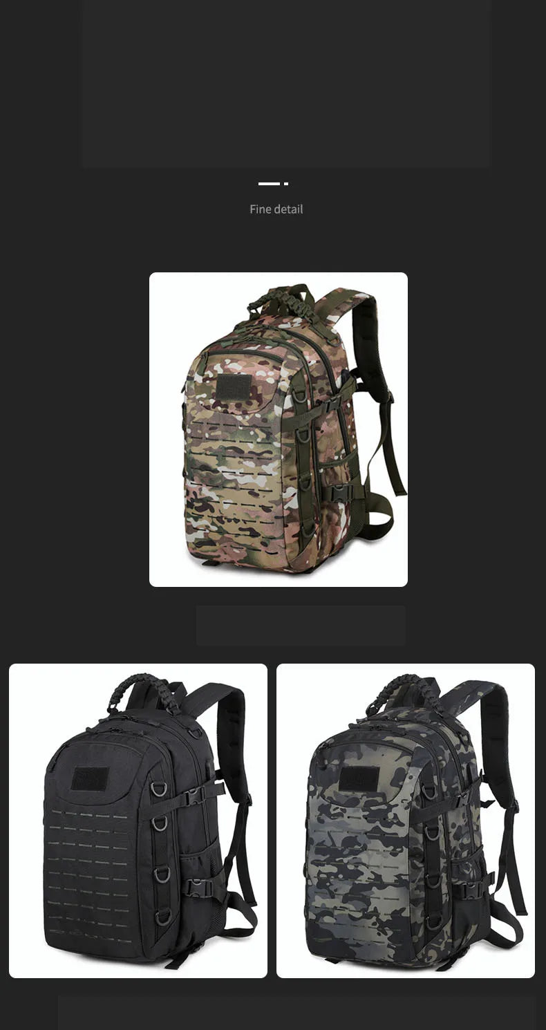 Oulylan Outdoor Traveling Waterproof Trekking Fishing Hunting Climbing Bag Male Camo Backpack Camping Men  Rucksack