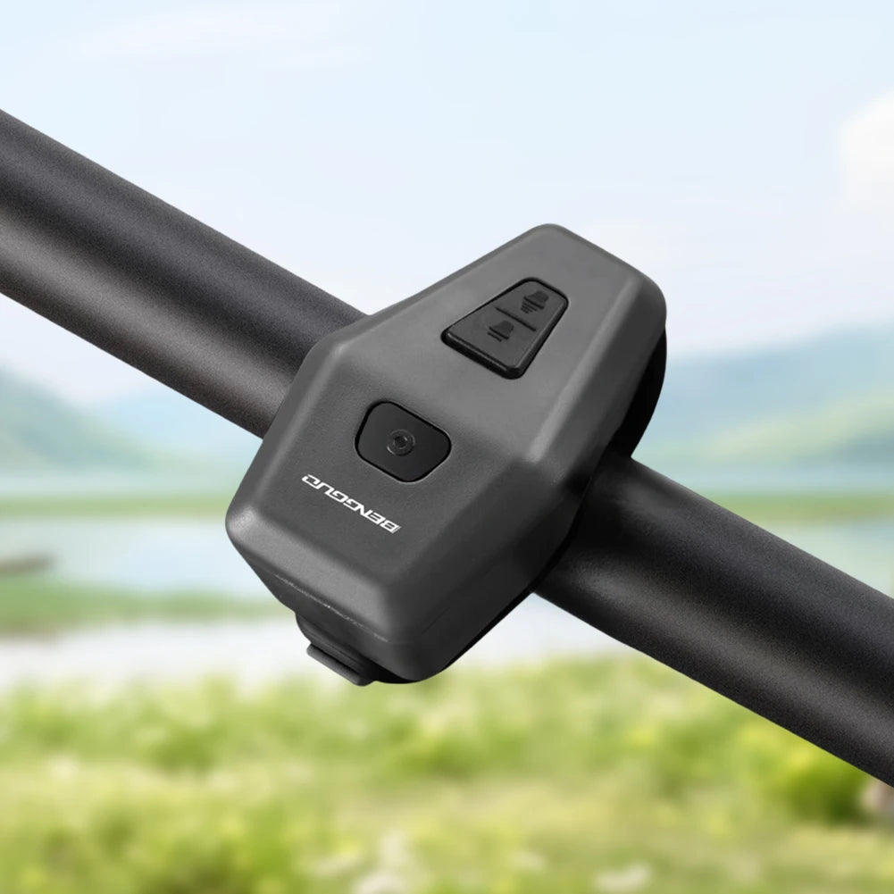 Electric Bike Bell with Anti-Theft Alarm Motorcycle Electric Horn Waterproof Electronic Bicycle Horn Bike Accessories