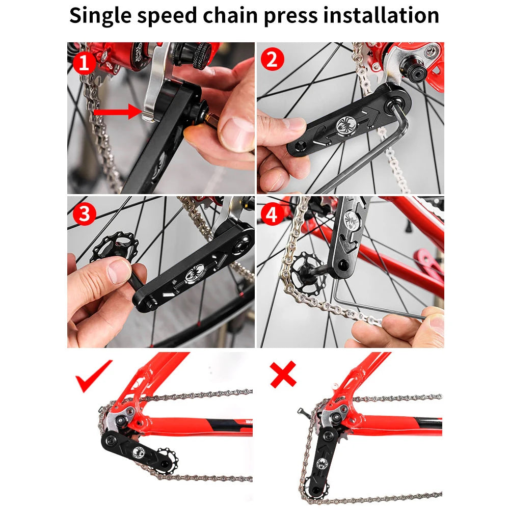 MUQZI Bike Cassette Freewheel Kit Single Speed MTB Flywheel Sprocket Conversion